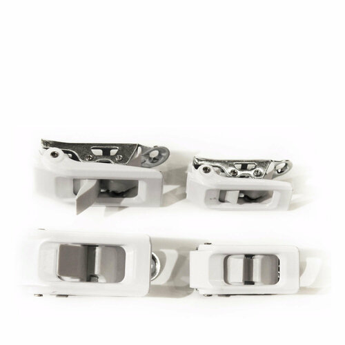 Набор верхняя и нижняя бакля NOW Acc Buckle Set White запчасть для сноуборд креплений burton ankle buckle set black