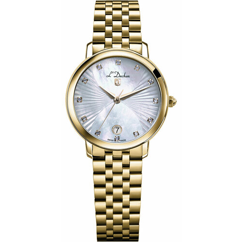 фото Наручные часы l'duchen l'duchen d 801.20.33, бирюзовый, золотой