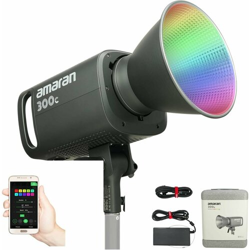 Aputure Amaran 300c (Grey) осветитель серый RGB белый, серый