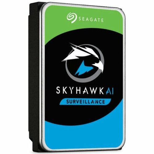 Жесткий диск 3.5 Seagate SkyHawk AI 12 ТБ, SATA III, 256 Mb, 7200 rpm (ST12000VE001) жесткий диск 3 5 seagate skyhawk ai 12 тб sata iii 256 mb 7200 rpm st12000ve001