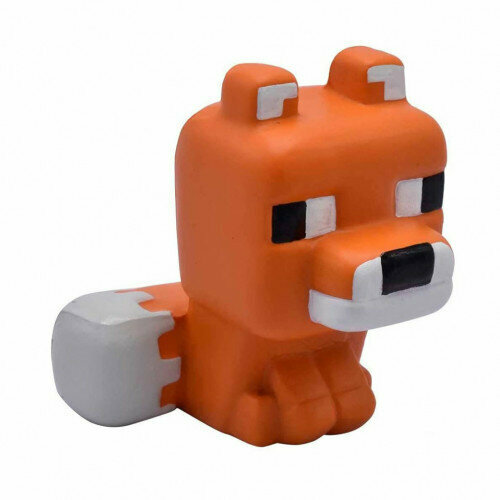 Сквиш, игрушка антистресс Minecraft Снежный Лиса Mega 13см