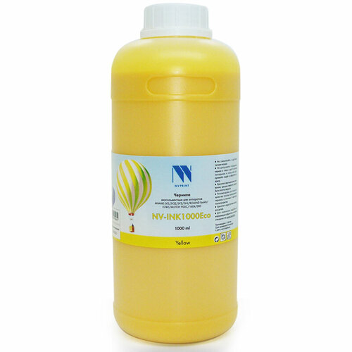 Чернила NV эко-сольвентные NV-INK1000 Yellow Eco