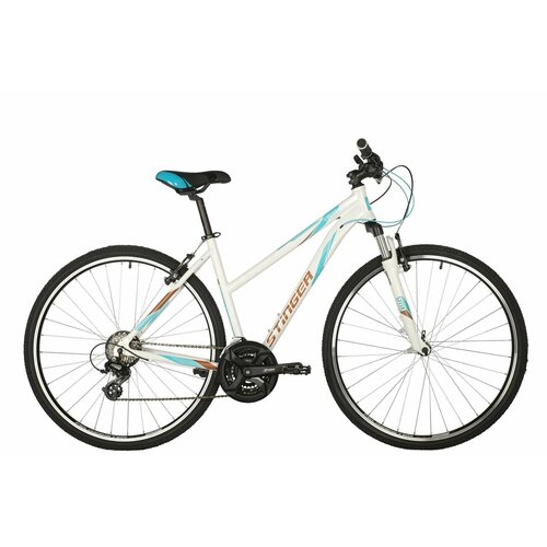 Женский велосипед Stinger Liberty STD год 2021 цвет Белый ростовка 205 3773000₽