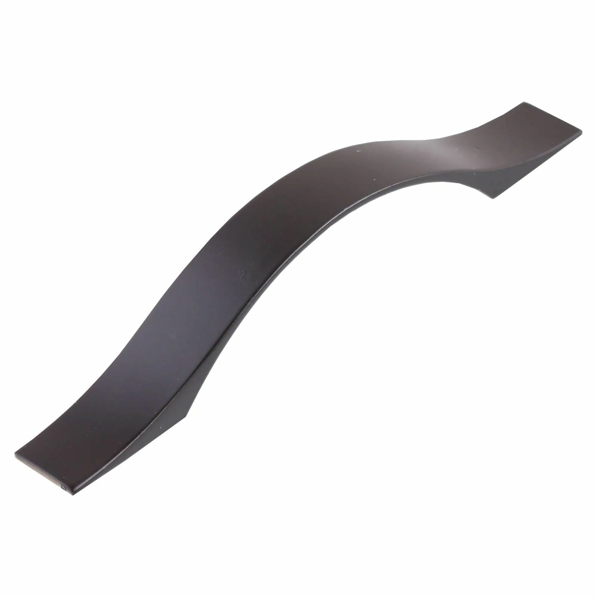 Ручка-дуга широкая мебельная 96 мм цвет черный