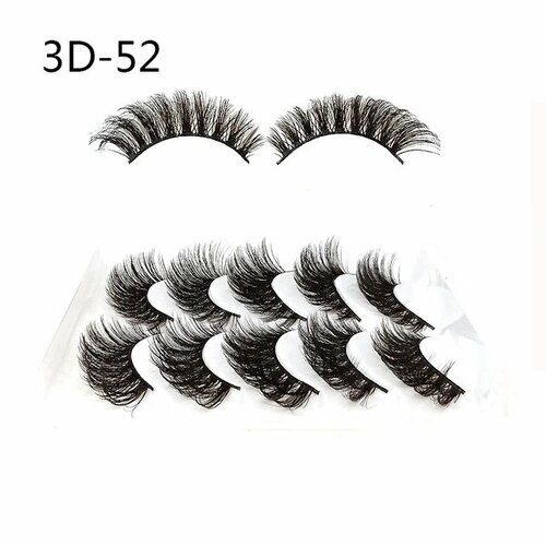 Накладные ресницы NAGARAKU 3D-52 huda beauty faux mink lash накладные ресницы jade