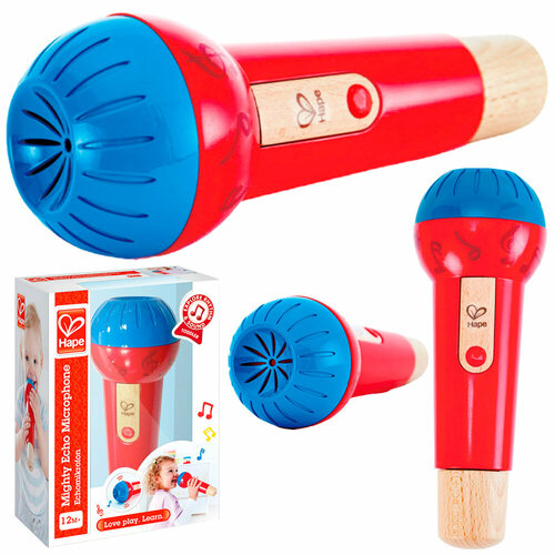 Деревянная Музыкальная игрушка микрофон игрушка Магическое эхо E0337_HP