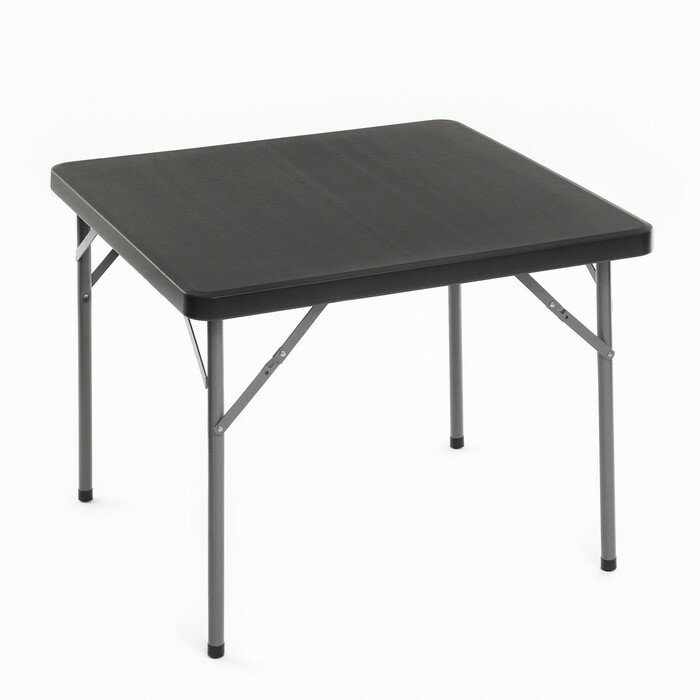 фото Стол складной 88*88*74см, черный 9446185