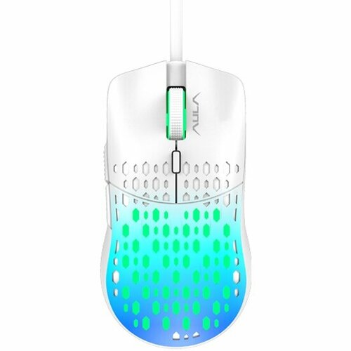 Мышь Aula S11 PRO белыйголубойзеленый 80002898 710₽