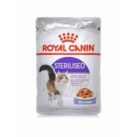Влажный корм Royal Canin Sterilised (Стерилайзд) для стерилизованнных кошек в желе 28 шт * 0,085 кг