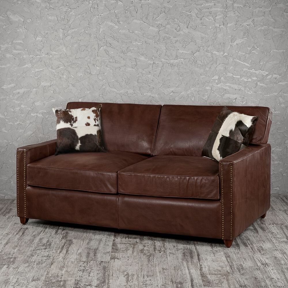фото Диван кожаный Decor of today Гранд 01719 Коричневый