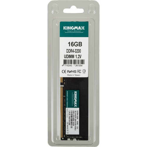Оперативная память Kingmax DDR4 - 16Gb 3200 МГц DIMM CL22 km-ld4-3200-16gs 532200₽