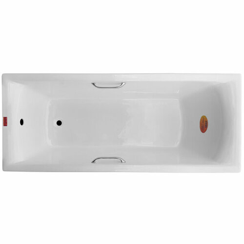 Чугунная ванна Finn Kvadro 180x75 с отверстиями под ручки