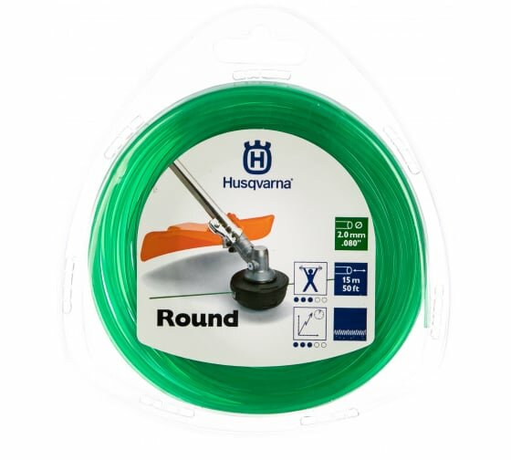 Леска Husqvarna 2,0мм/15м 5784372-01 - фото №1