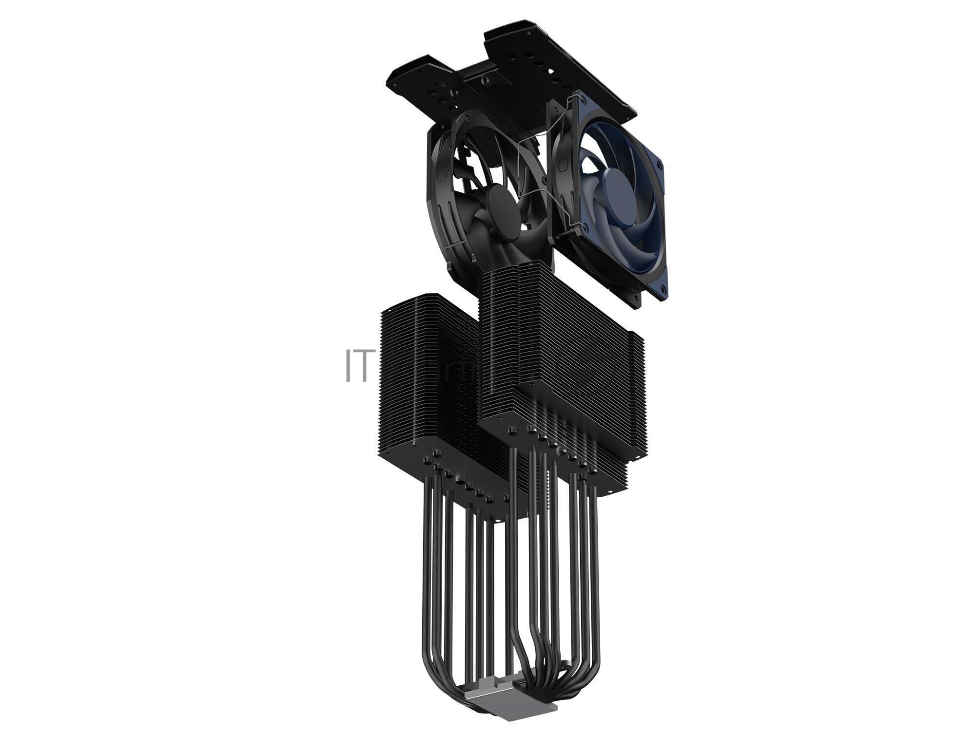 Кулер Cooler Master MAM-D8PN-318PK-R1 LGA1700/1200/1151/AM5/AM4 (135mm fan, 120mm fan, 1950rpm, 63.1-63.6CFM, 22.6-24.6dBA, 4- - фото №11