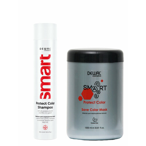 Набор для окрашенных волос Protect Color шампунь 300 мл маска 1000 мл DEWAL DCC20011_DCC20102 2201₽