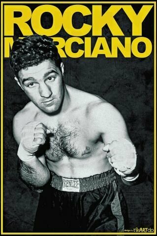 Плакат, постер на бумаге Rocky Marciano/Рокки Марсиано. Размер 30 х 42 см