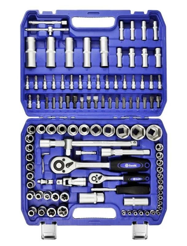Набор инструментов БелАК профи 108 предметов, пластиковый кейс БАК.07001