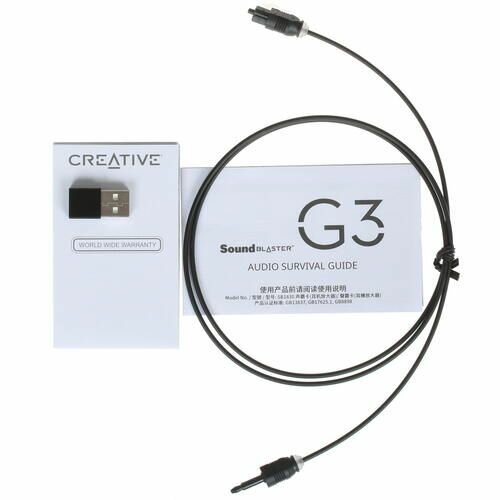 Звуковая карта USB CREATIVE Sound Blaster G3, 7.1, Ret [70sb183000000] - фото №13