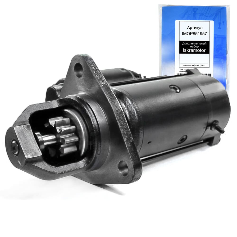 Стартер MAHLE MS731 AZF4554 для КамАЗ, ЛиАЗ, нефаз, аналоги СТ14210, 2502370831 (IMS301775) — фото 2