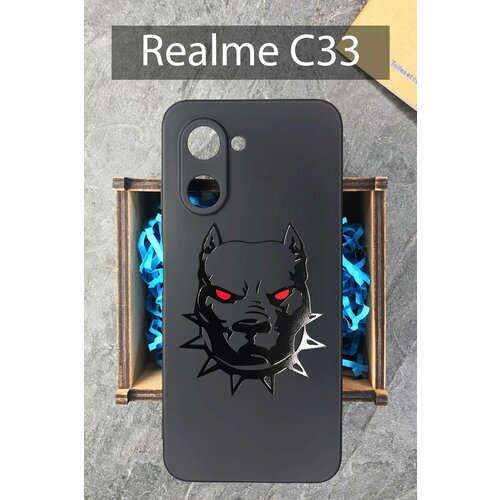 Силиконовый чехол на Realme C33 с принтом Реалми С33