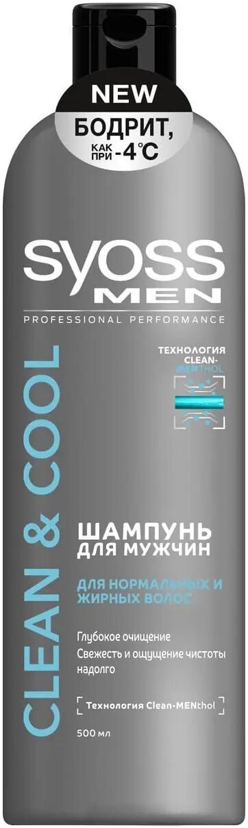 Шампунь и бальзам для волос Syoss Men Control & Care 2в1 450мл - фото №3