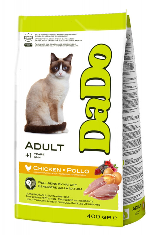 Корм сухой Dado Cat для взрослых кошек с курицей, 400 г - фотография № 7
