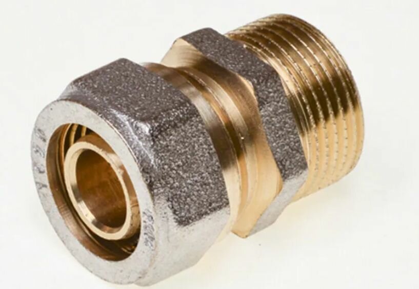 фото Фитинг обжимной с переходом на наружную резьбу 16x1/2" обжим резьба, ТЕRМА, ТRm 01001