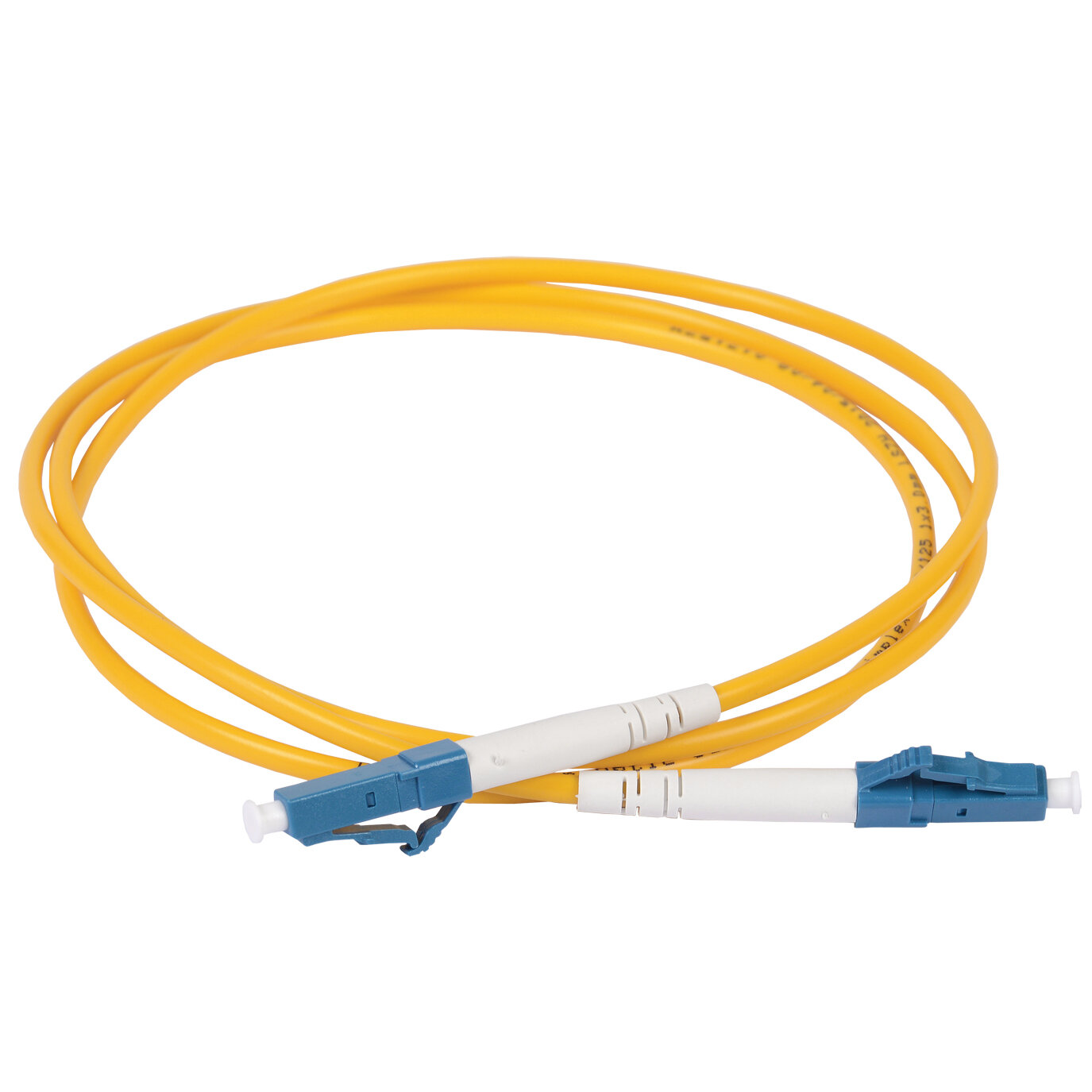 Патч-корд оптический коммутационный соединительный для одномодового кабеля, IEK FPC09-LCU-LCU-C1L-2M (1 шт.)