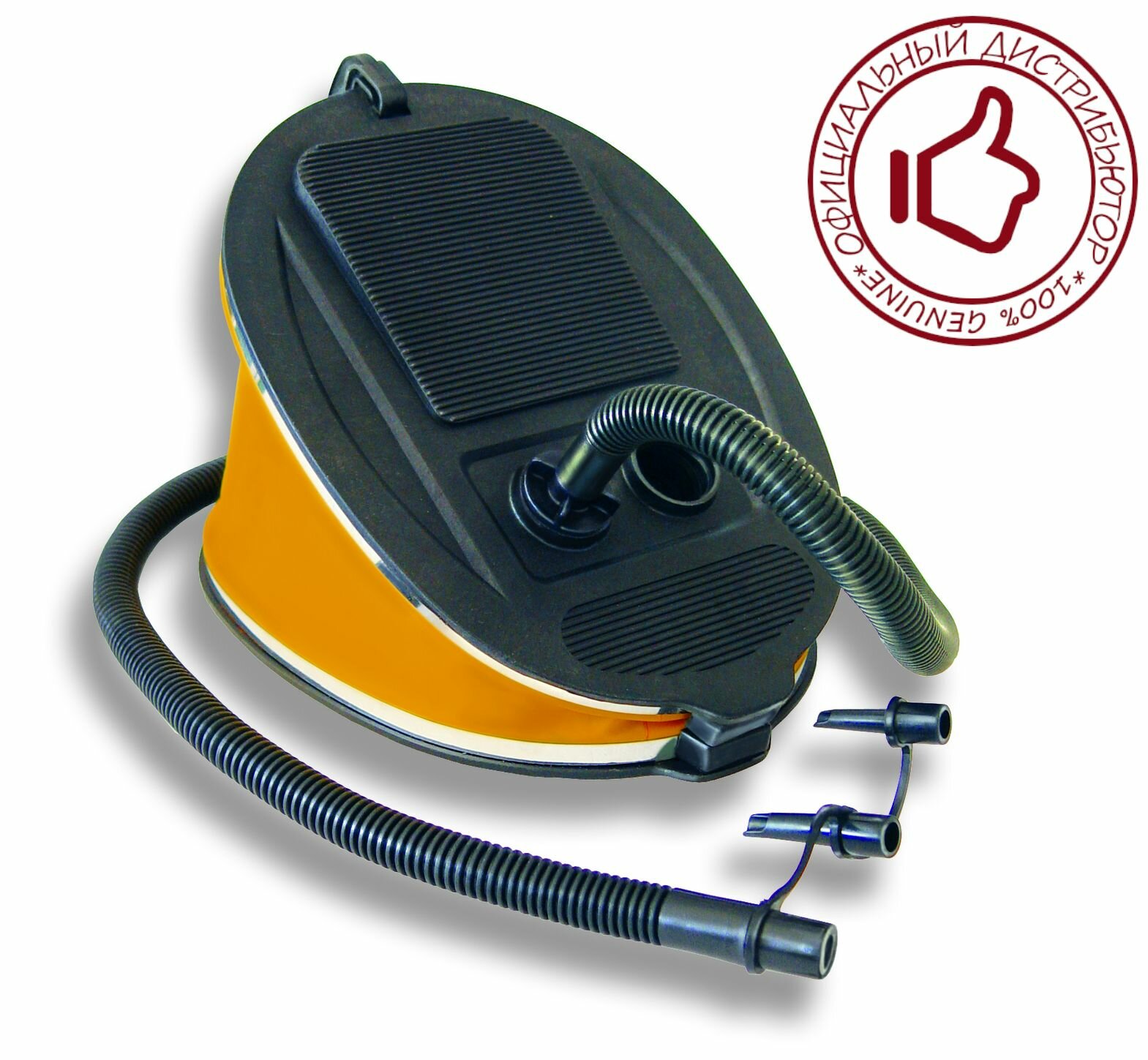 Насос для лодки ПВХ лягушка Bravo 5001F 220 мБар объём 6 литров