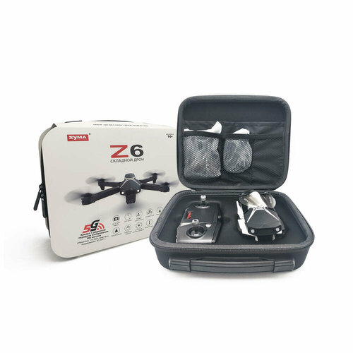 Квадрокоптер Syma Z6 с камерой 4K FPV, GPS 2.4G с сумкой - SYMA-Z6-BAG квадрокоптер на радиоуправлении syma w3 2 4 ггц с камерой и gps