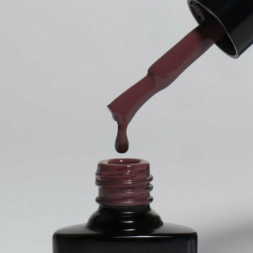 Гель лак для ногтей «DELICATE NUDE», 3-х фазный, 8 мл, LED/UV, цвет коричневый (57) (комплект из 8 шт)