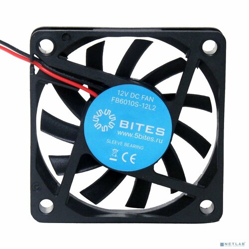 5bites Вентиляторы 5bites Вентилятор FB6010S-12L2 60X10 / SLEEVE / 3200RPM / 2P