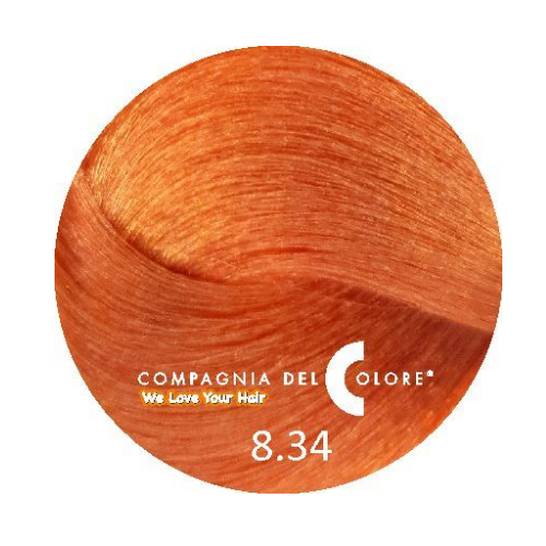 COMPAGNIA DEL COLORE краска для волос 100 МЛ AMMONIA FREE 8.34