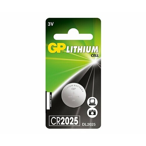 Батарейка GP CR2025 3v батарейка литиевая дисковая lithium cr2025 2 шт в блистере gp gpcr20252cru2201200 1 упак