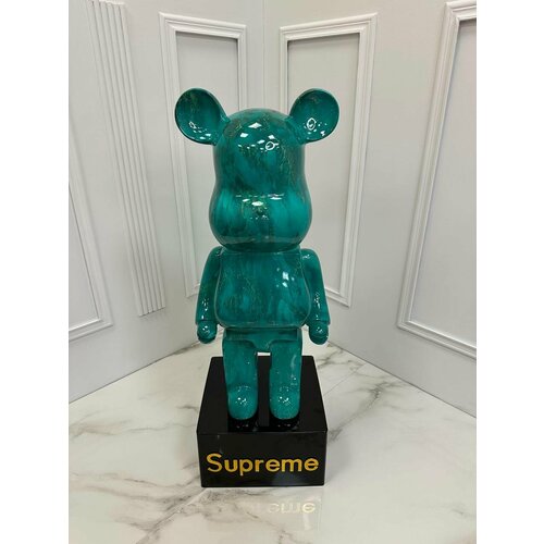 Зелено-голубая дизайнерская статуэтка 