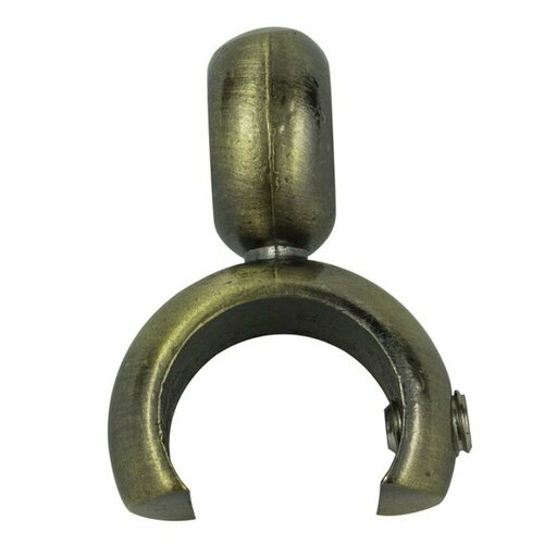 Скоба (держатель) трубы 19мм, цвет Антик