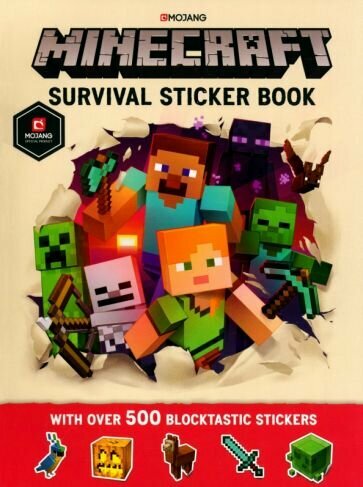 Minecraft Survival Sticker Book - фото №1