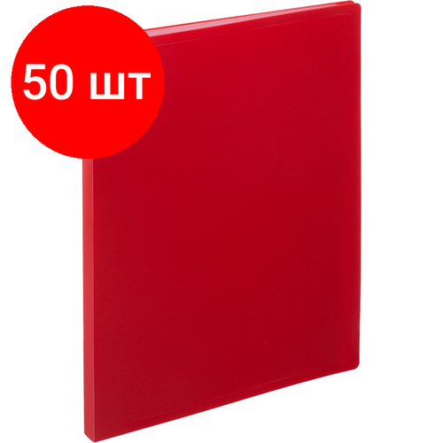 Комплект 50 штук, Папка файловая 20 ATTACHE 055-20Е красный комплект 30 штук папка файловая 20 attache 055 20е красный