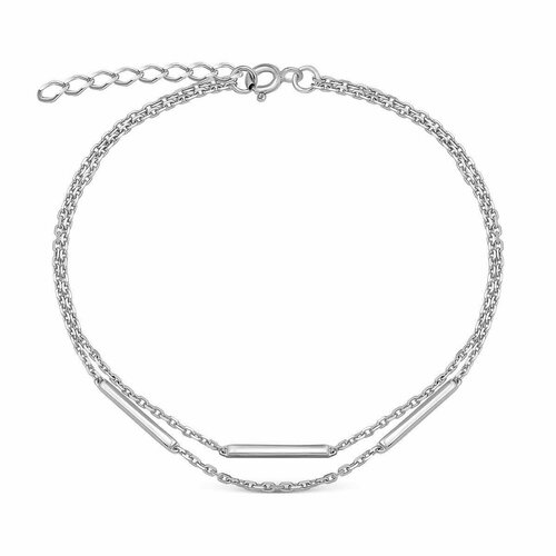 Браслет Sirius Jewelry, серебро, 925 проба, длина 18 см.