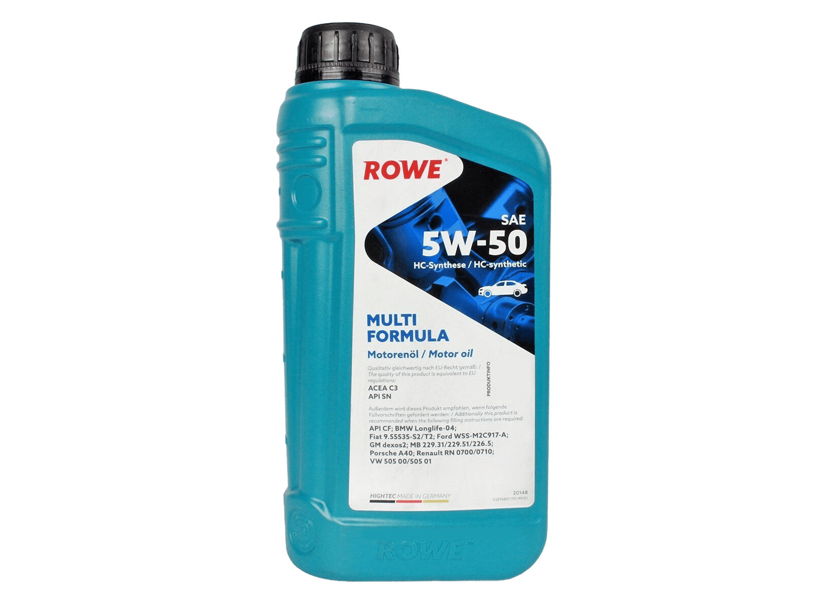 Масло моторное ROWE MULTI FORMULA 5W50 1л