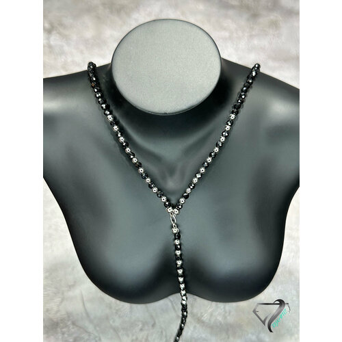 Колье RYKAMI, шпинель, длина 40 см, черный