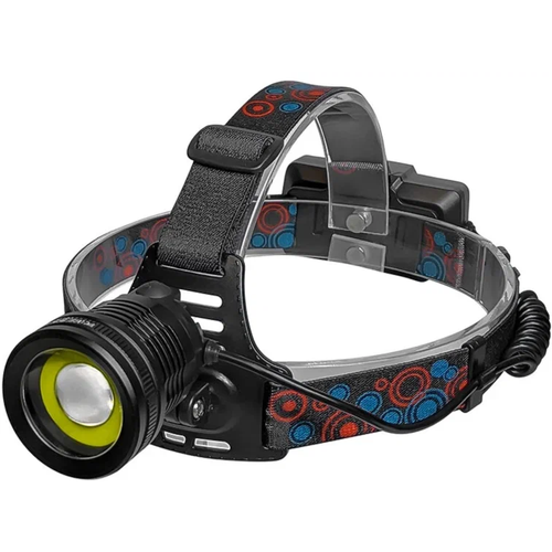 фото Налобный аккумуляторный фонарик led + cob (yyc-172-t6) vanvan китай
