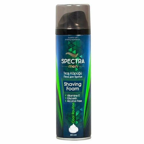 SPECTRA Пена для бритья Cool Routine 200 мл Турция 300₽