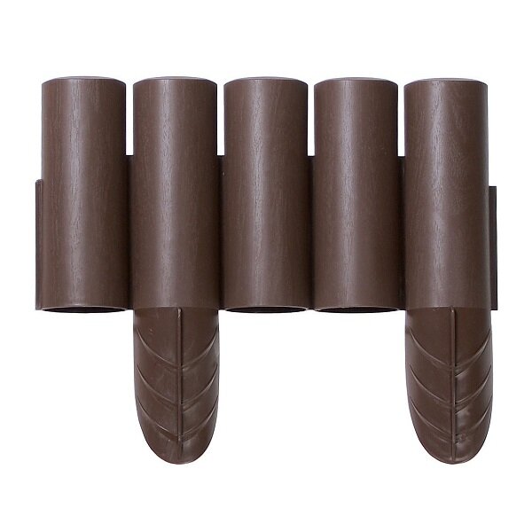 Бордюр для сада Prosperplast Palisada 2 35м коричневый