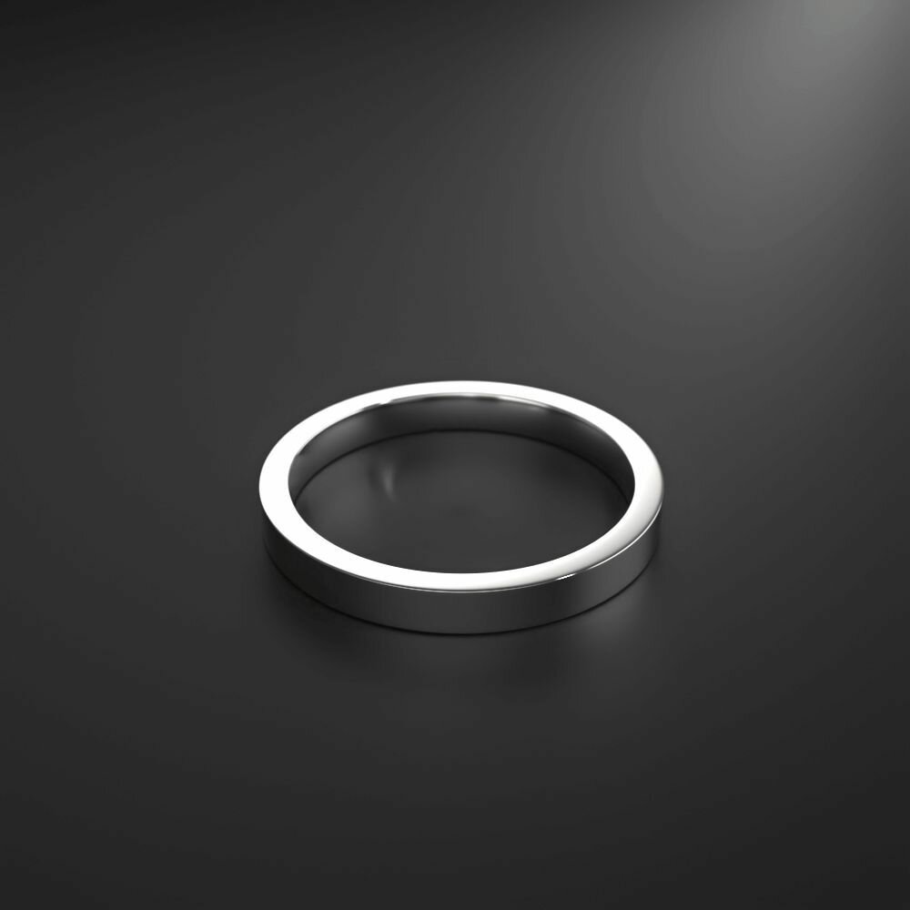 Кольцо обручальное Constantine Filatov обручальное кольцо, белое золото, 585 проба, родирование