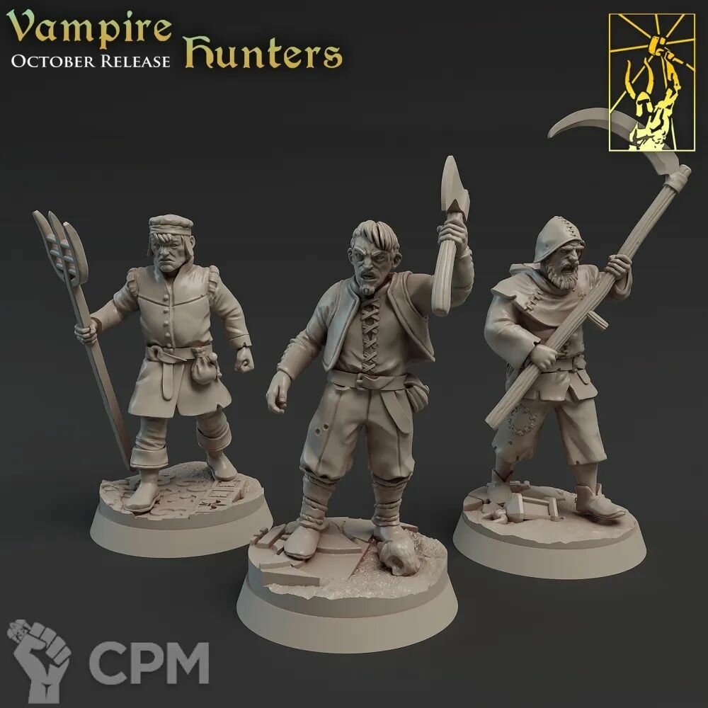 Warhammer Fantasy Empire peasants/Имперские крестьяне