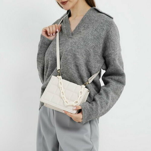 фото Сумка мессенджер nazamok, белый