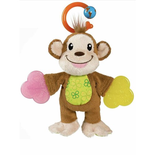 Игрушка подвесная с прорезывателем Обезьянка коричневый