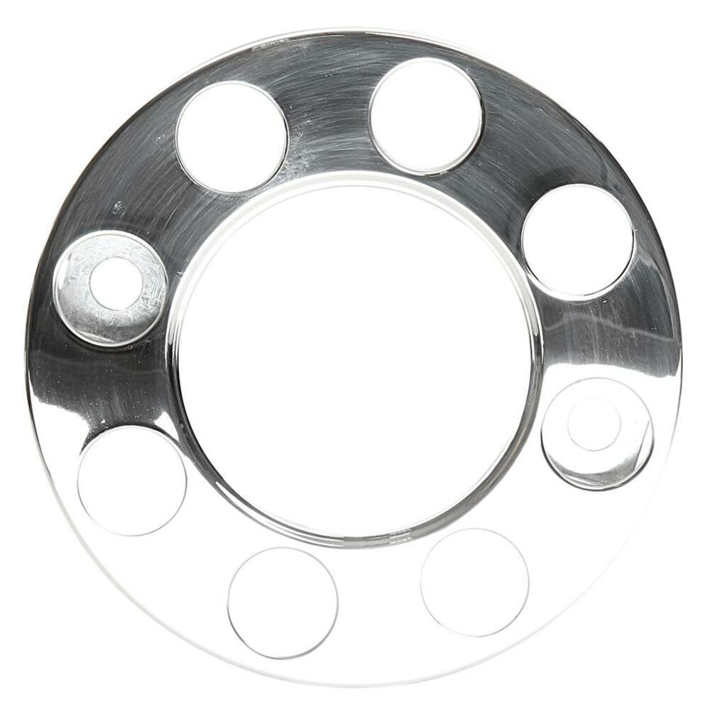 фото Колпак колеса 5992 R19 передний ступичный (ободок) нержавеющая сталь комплект 2шт. FIRST