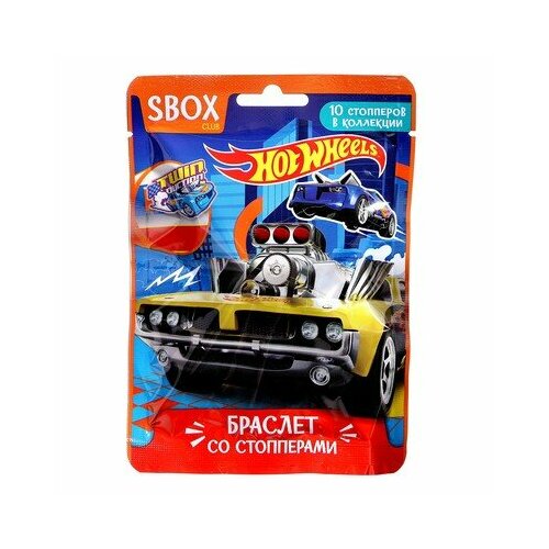 Браслет в флоупаке HOT WHEELS SBOX CLUB УТ57582, Конфитрейд фигурка sbox коллекционная конфитрейд enchantimals в флоупаке 5 видов 7 см ут38055